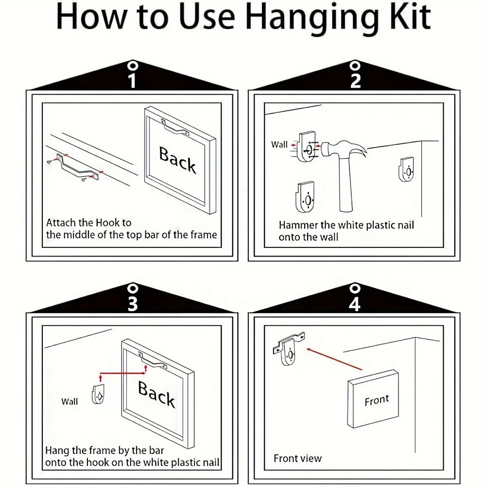 Hign-concerned Inspired Oil Painting Art Classic Abstract Solid Wood Frame