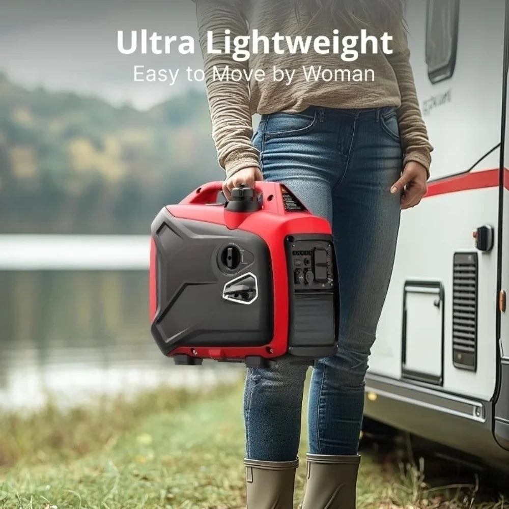 Portable Inverter Generator with CO Sensor for Backup