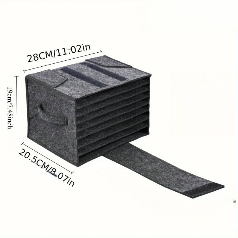 Quintuple Layered Felt Dish Plate Cup ComprehensiveStorage Rack CampingOutdoors Organization