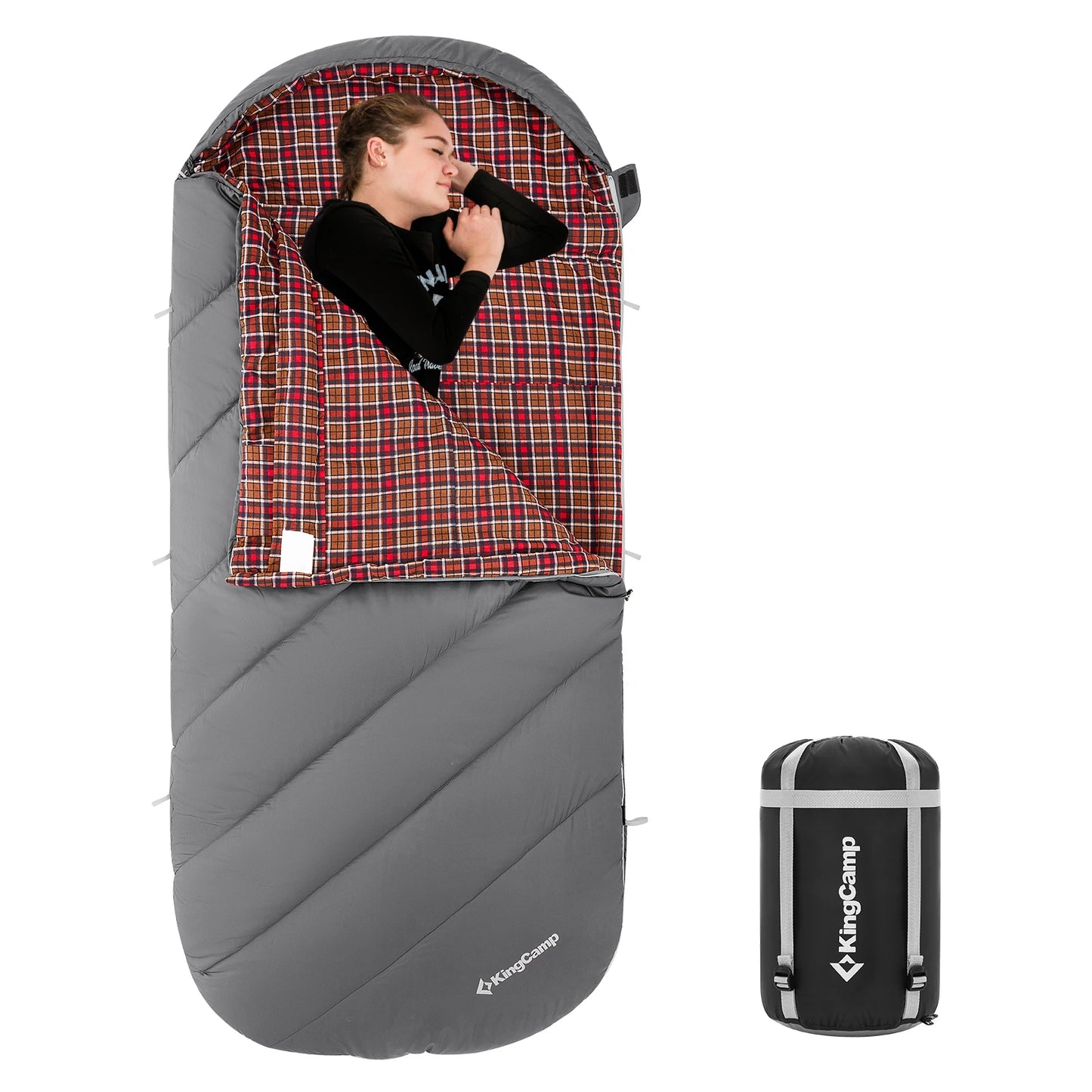 KingCamp Sleeping Bag for Adults Cold Weather Outdoor Waterproof