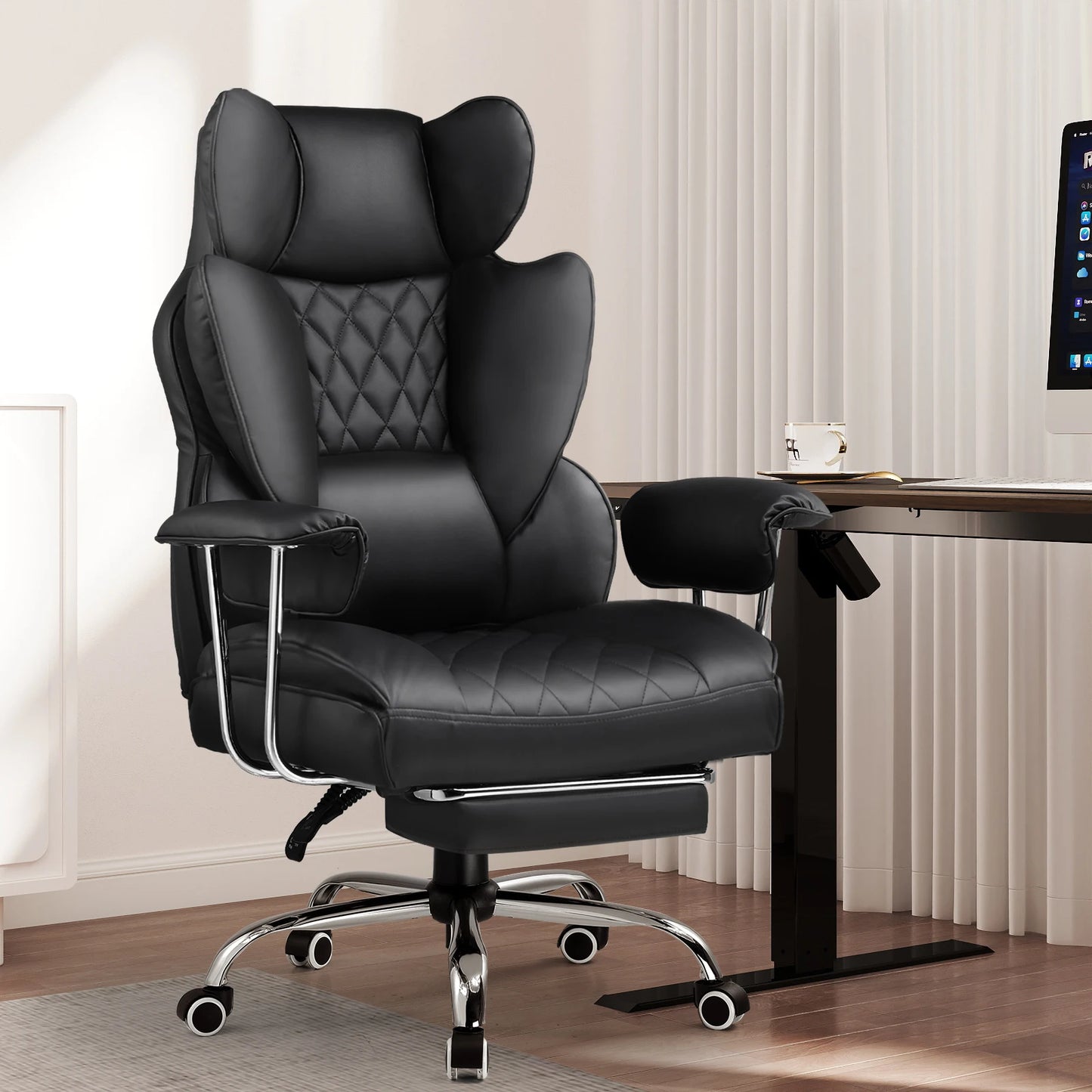 COMHOMA Ergonomic Gaming Chair With Pocket Spring Lumbar Support