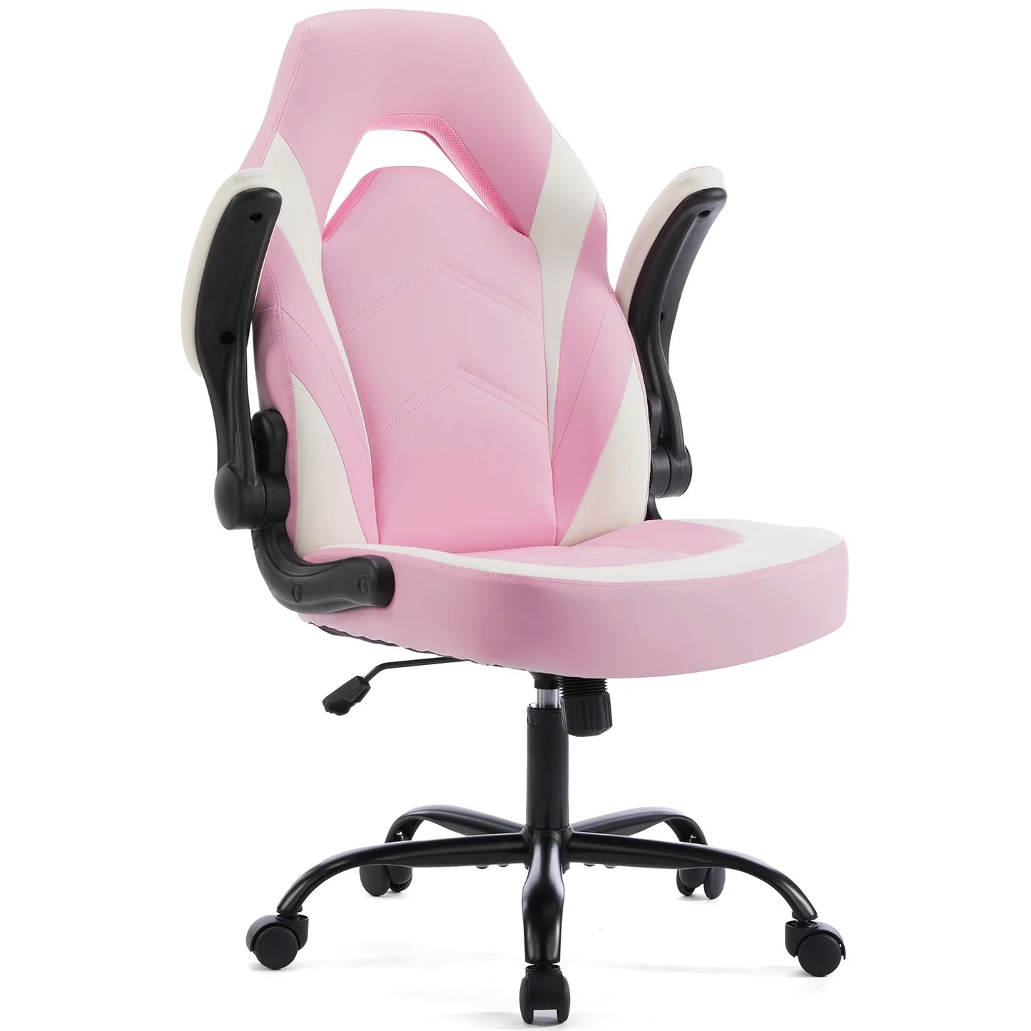 JHK Ergonomic Office Chair With Adjustable PU Leather Armrests