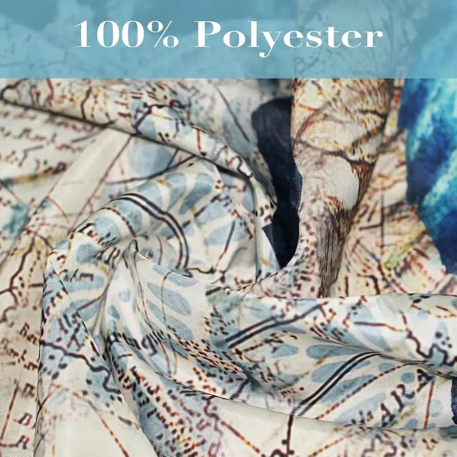 Nautical Sea Turtles Fabric Shower Curtain Set With Grommets