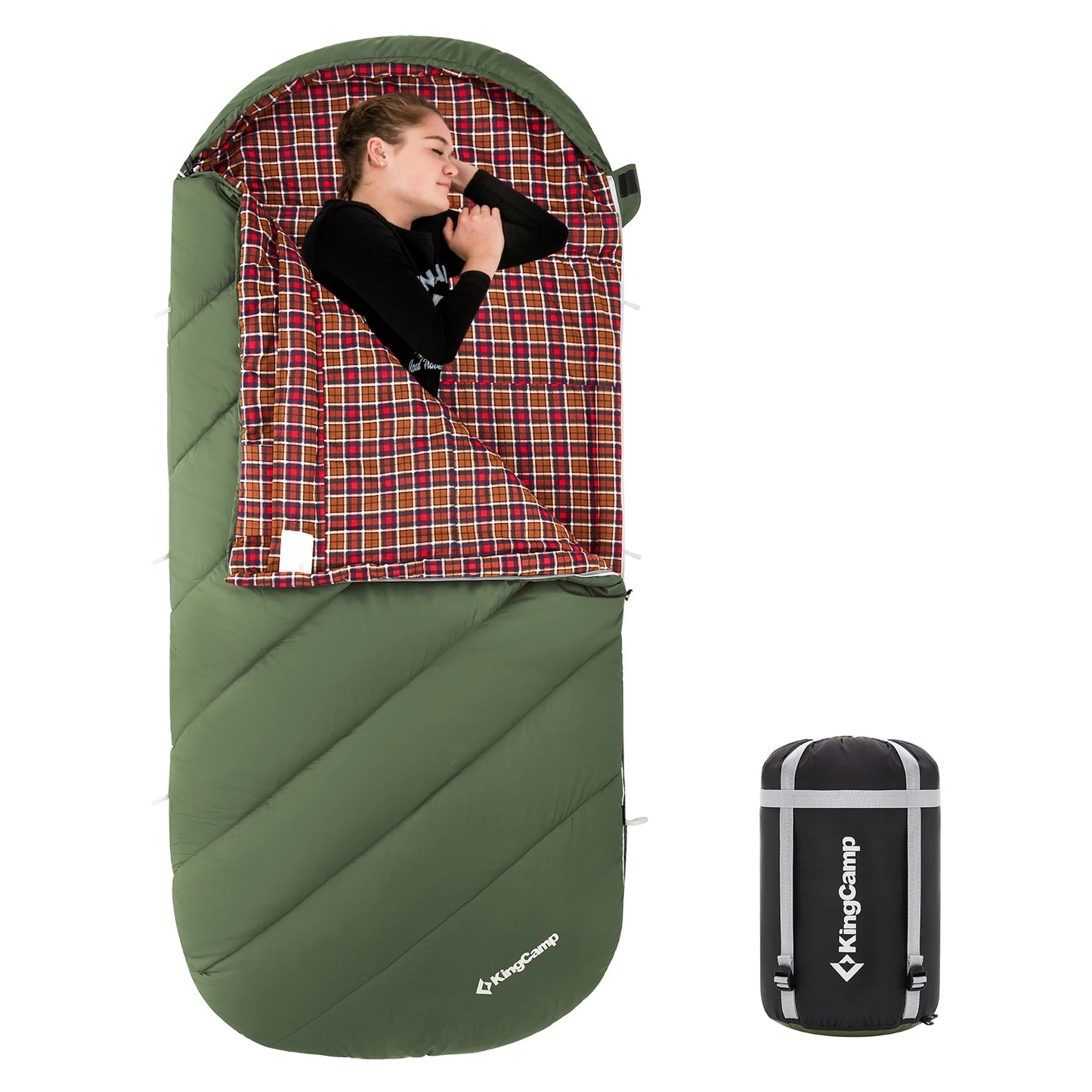 KingCamp Sleeping Bag for Adults Cold Weather Outdoor Waterproof
