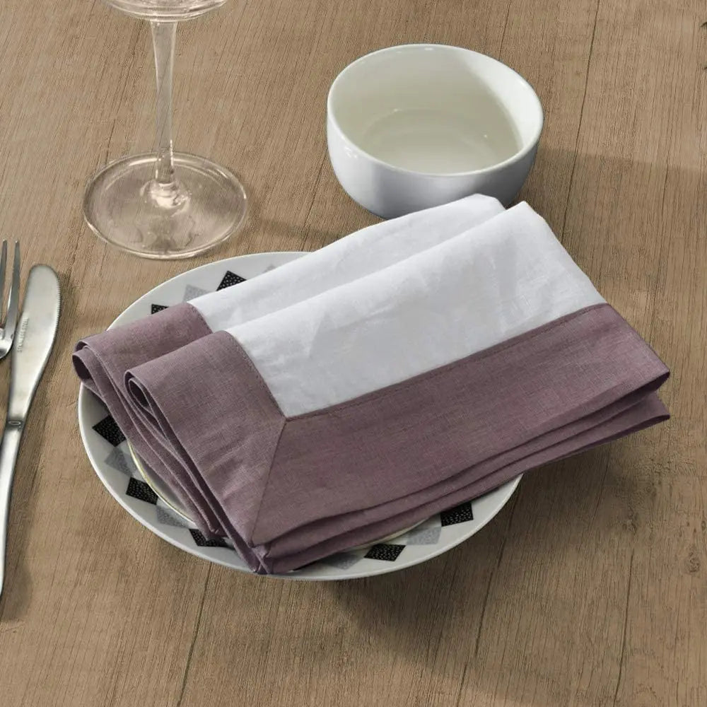Simple Opulence Linen Napkins Set Reusable Wedding ElegantTableDecor For Entertaining