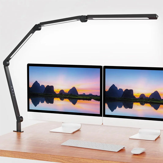 Aiopp LED Desk Lamp With Clamp And Flexible Arm