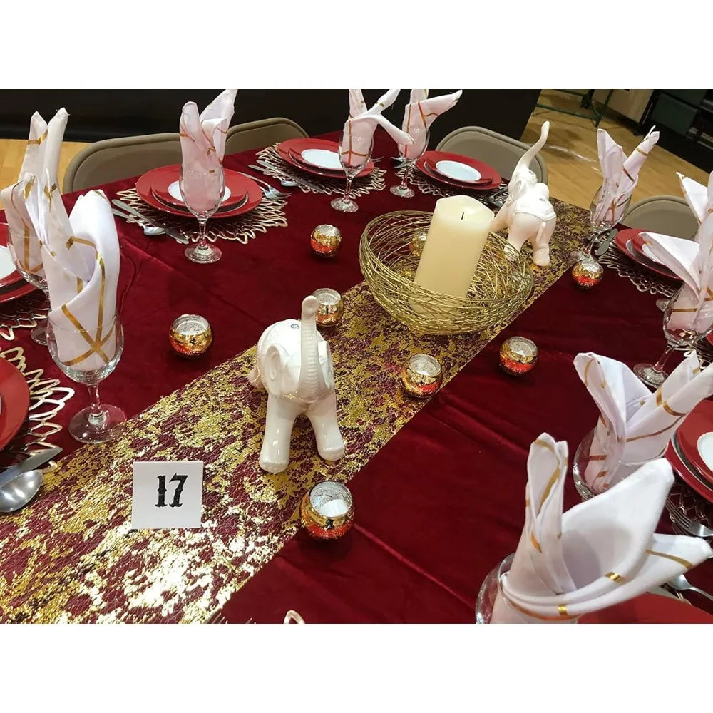 Craft Of Weaving Sequin Mesh Table Runner