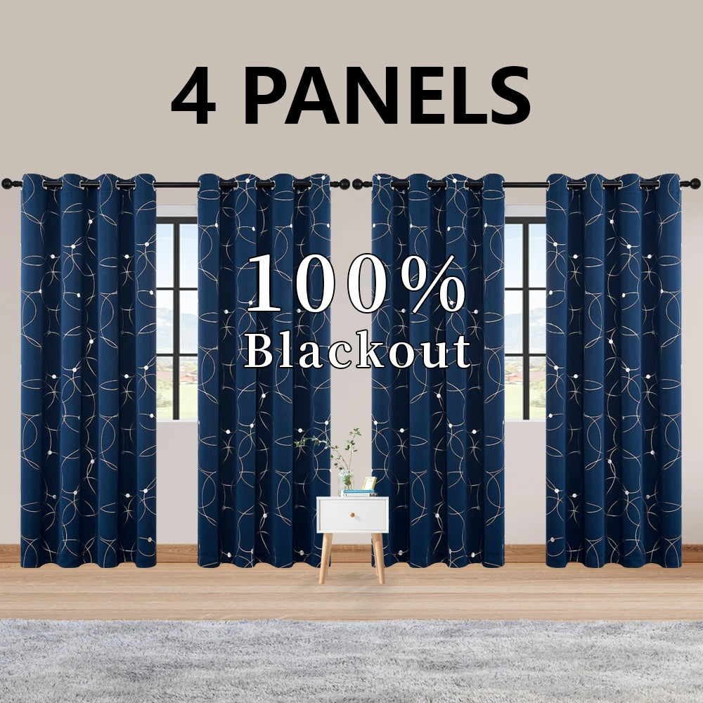 Zhejiang Craft Of Weaving Blackout Curtains Grommet Thermal Insulated Bedroom