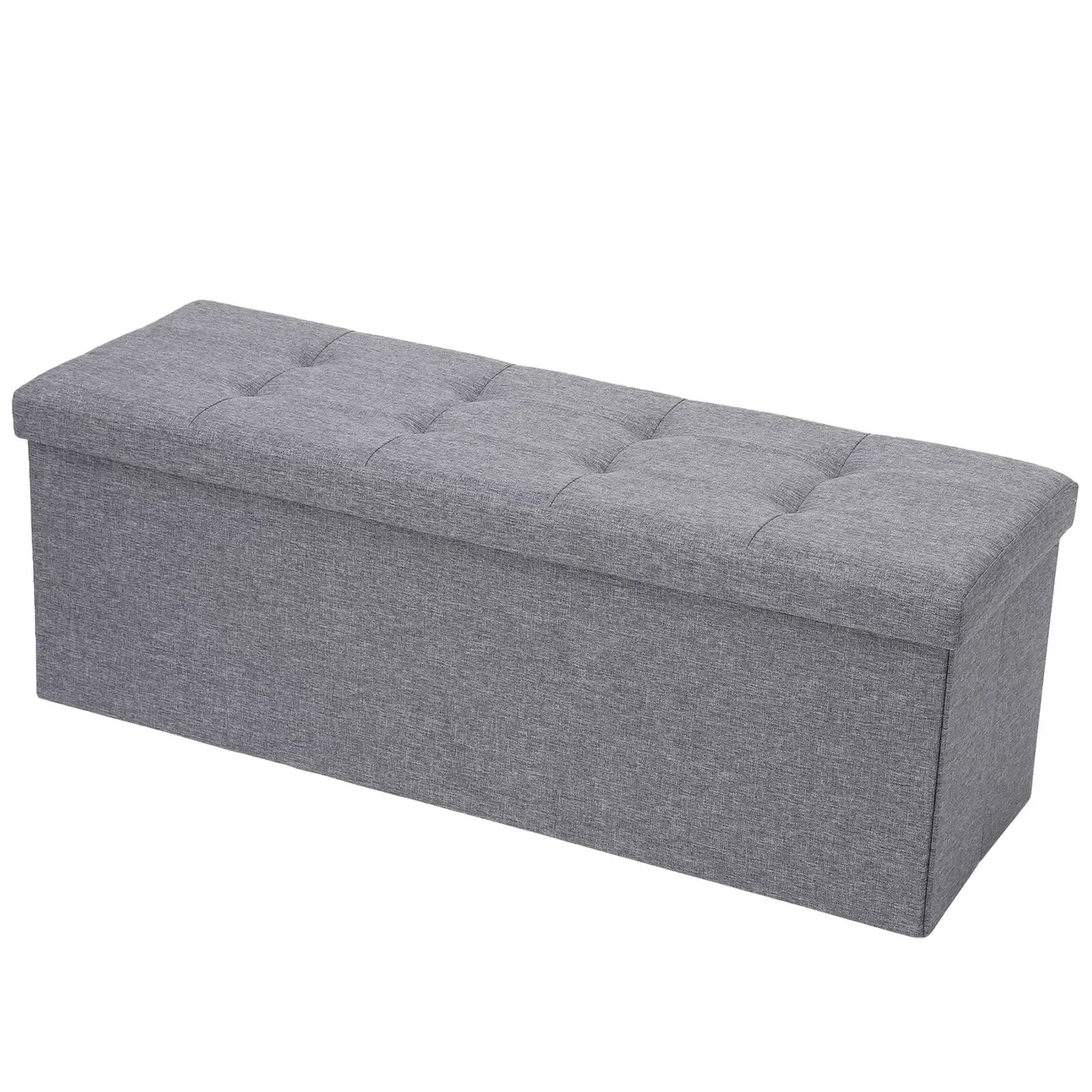 Hign-concerned Storage Ottoman Bench Foot Rest For Home