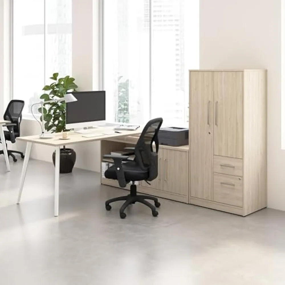 Ticify Vista Wardrobe Cabinet With Drawers For Office Organization Optimization