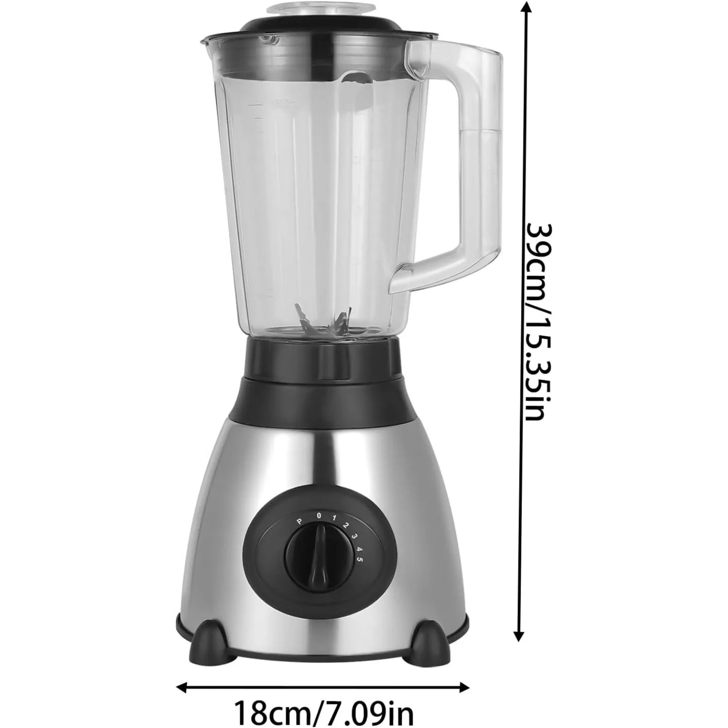 Bymaocar CountertopUnit 800W Multifunctional Kitchen Food Processor With Dual Blades