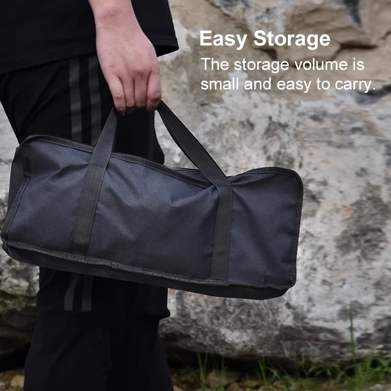 WESTTUNE Folding Camping Table Aluminum Lightweight Portable Mesh Storage Bag