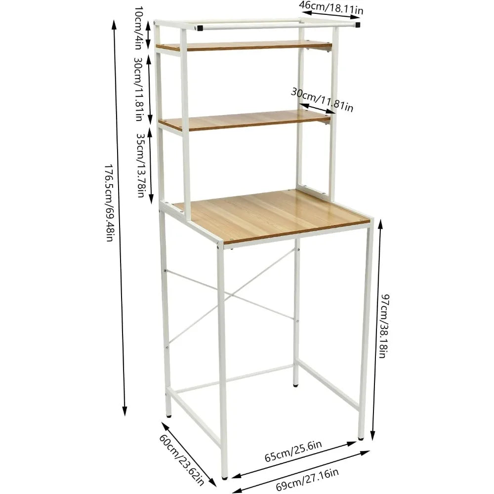 Hign-concerned Three Tier Laundry Shelf Organizer For Washer And Dryer Storage Space Saving