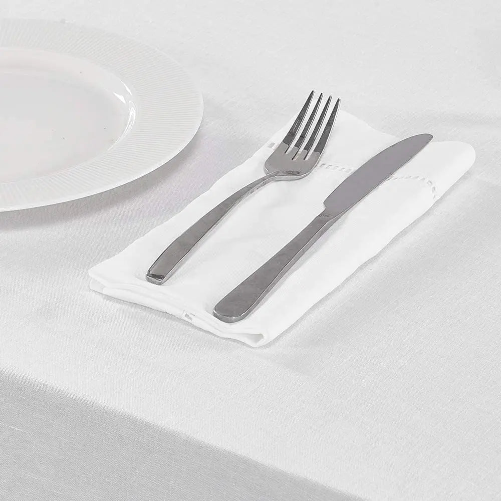 Simple Opulence Linen Napkins Set Reusable Wedding ElegantTableDecor For Entertaining