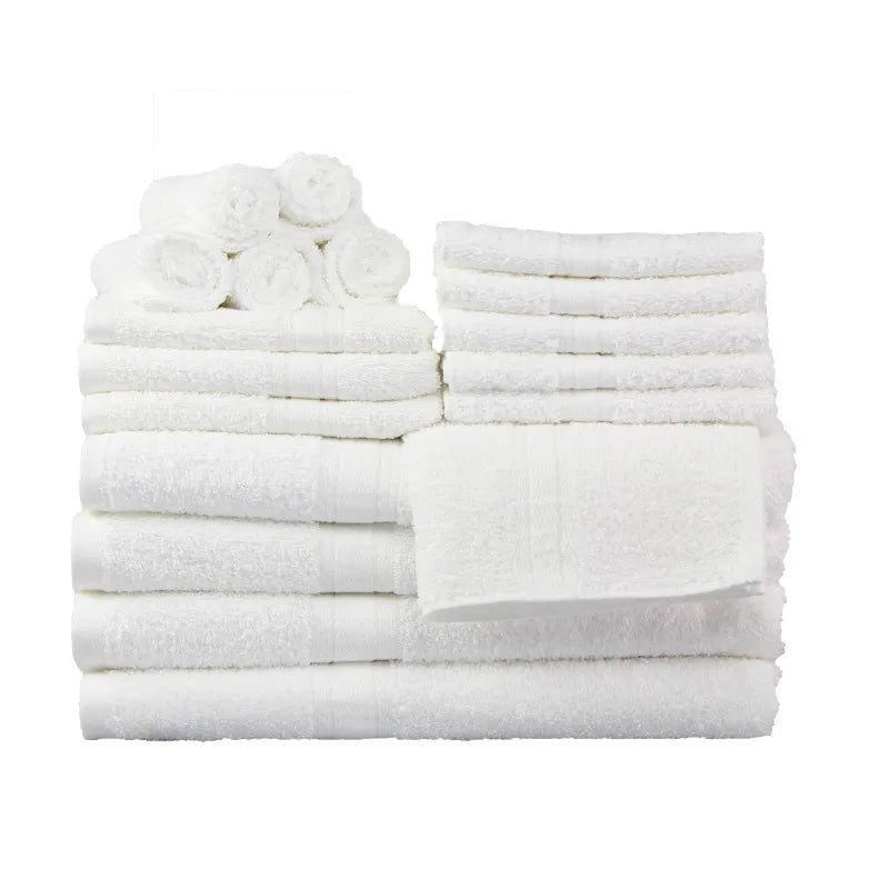 Cotton Towel Set 18 Piece Bath Hand Face Towels Premium
