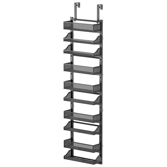 TWISTER.CK Over The Door Pantry Organizer 10 Tier Heavy Duty Carbon Steel Storage Rack