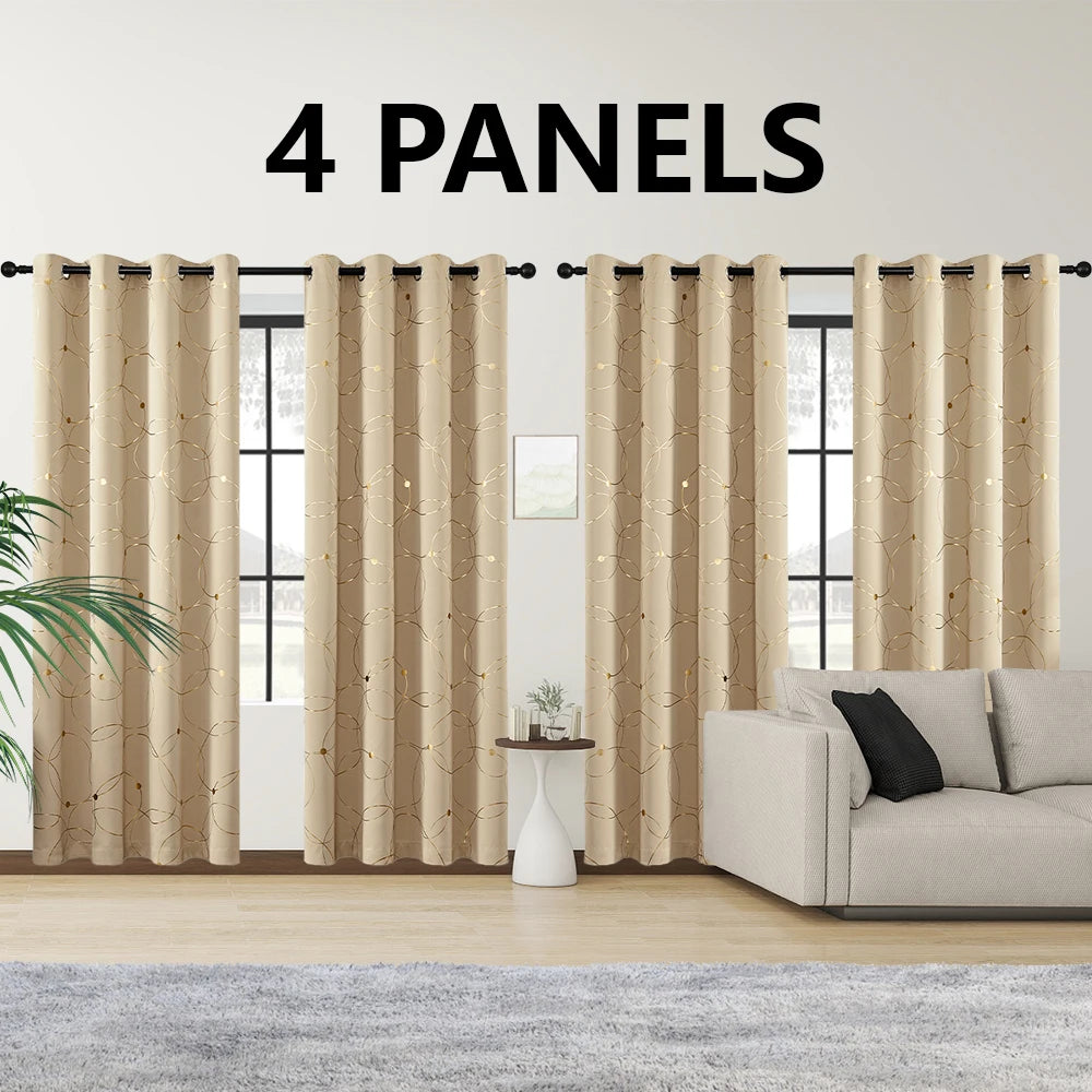 Zhejiang Craft Of Weaving Blackout Curtains Grommet Thermal Insulated Bedroom