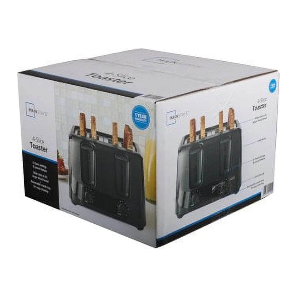 XMSJ HighPerformance ToasterSystem With Adjustable Shade Control Removable Crumb Tray