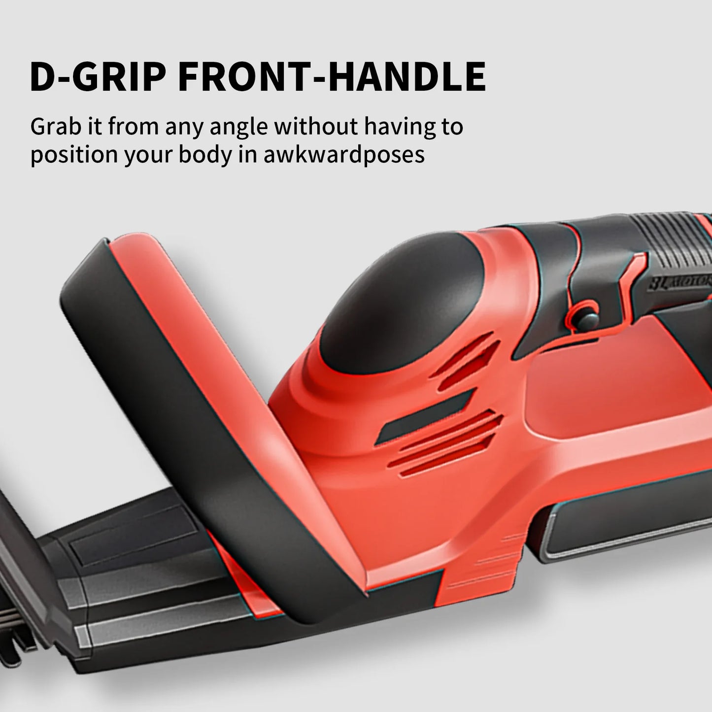 Cordless Hedge Trimmer With 3.0Ah Battery Included For Yard Care