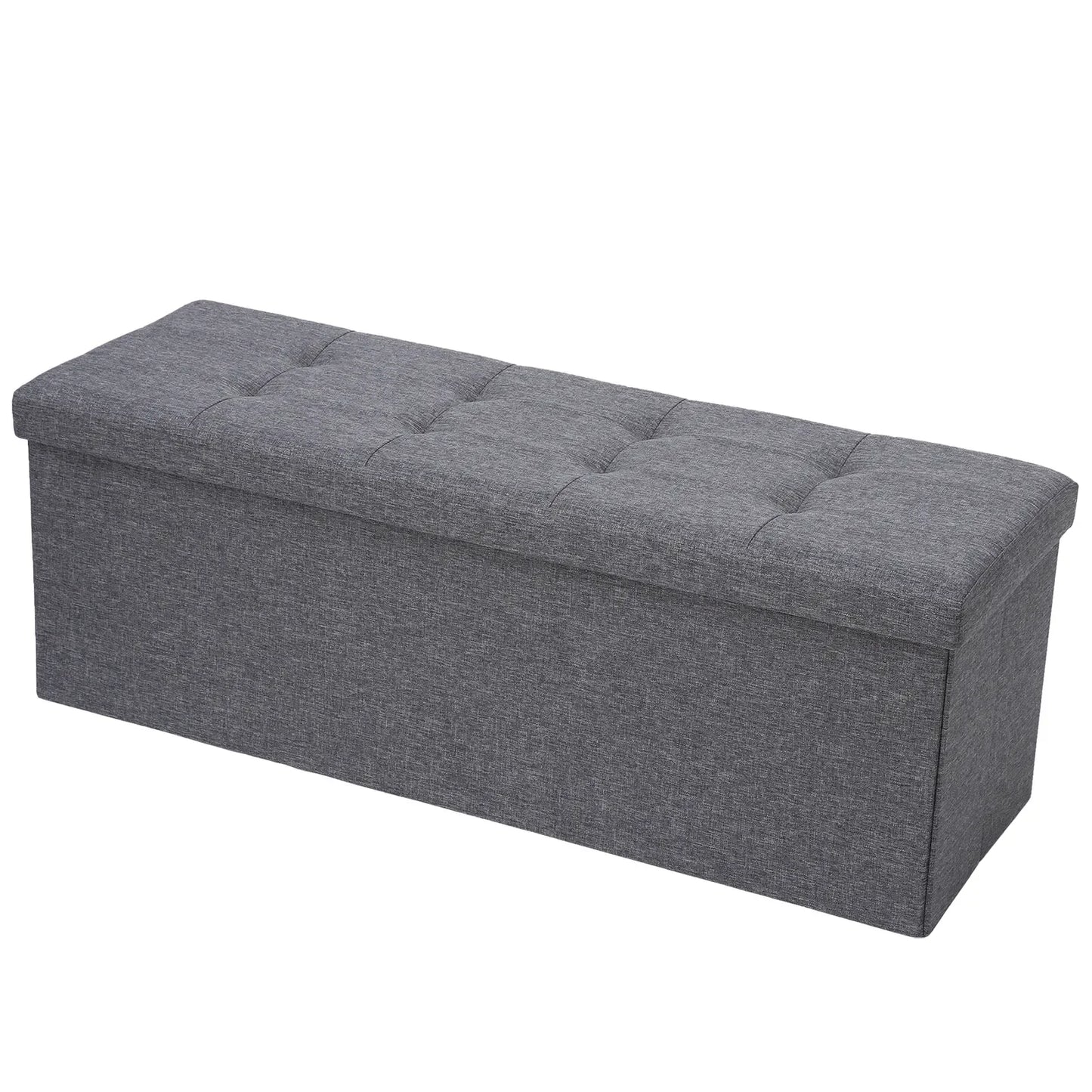 Hign-concerned Storage Ottoman Bench Foot Rest For Home