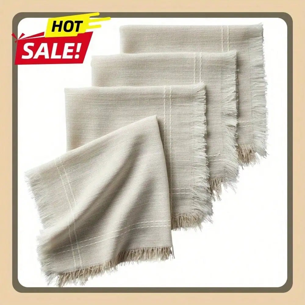 Hign-concerned Cotton Striped Cloth Napkins