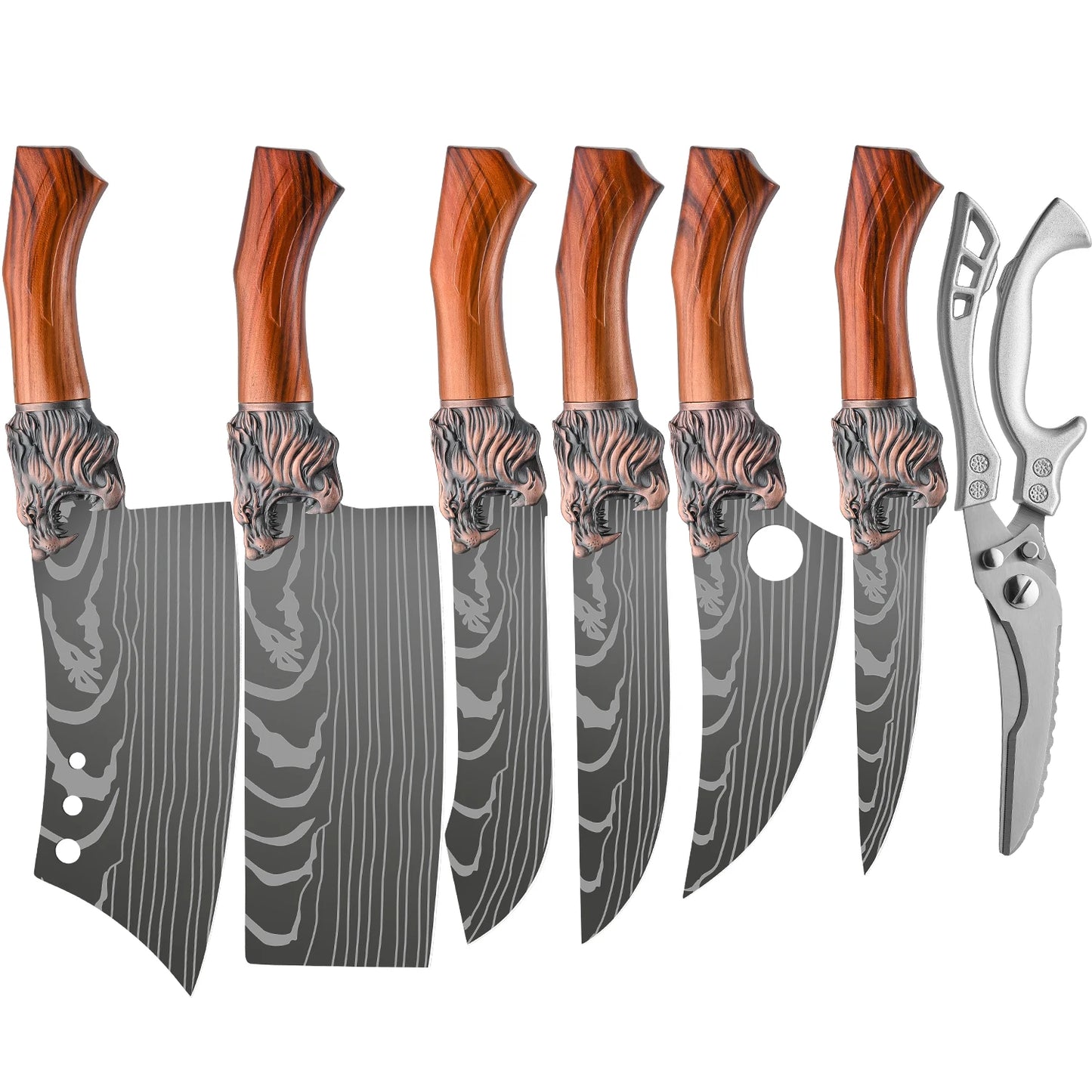 From The Vendor Field UltraProfessional PremiumGrade StainlessSteel ChefKnifeBoning Set