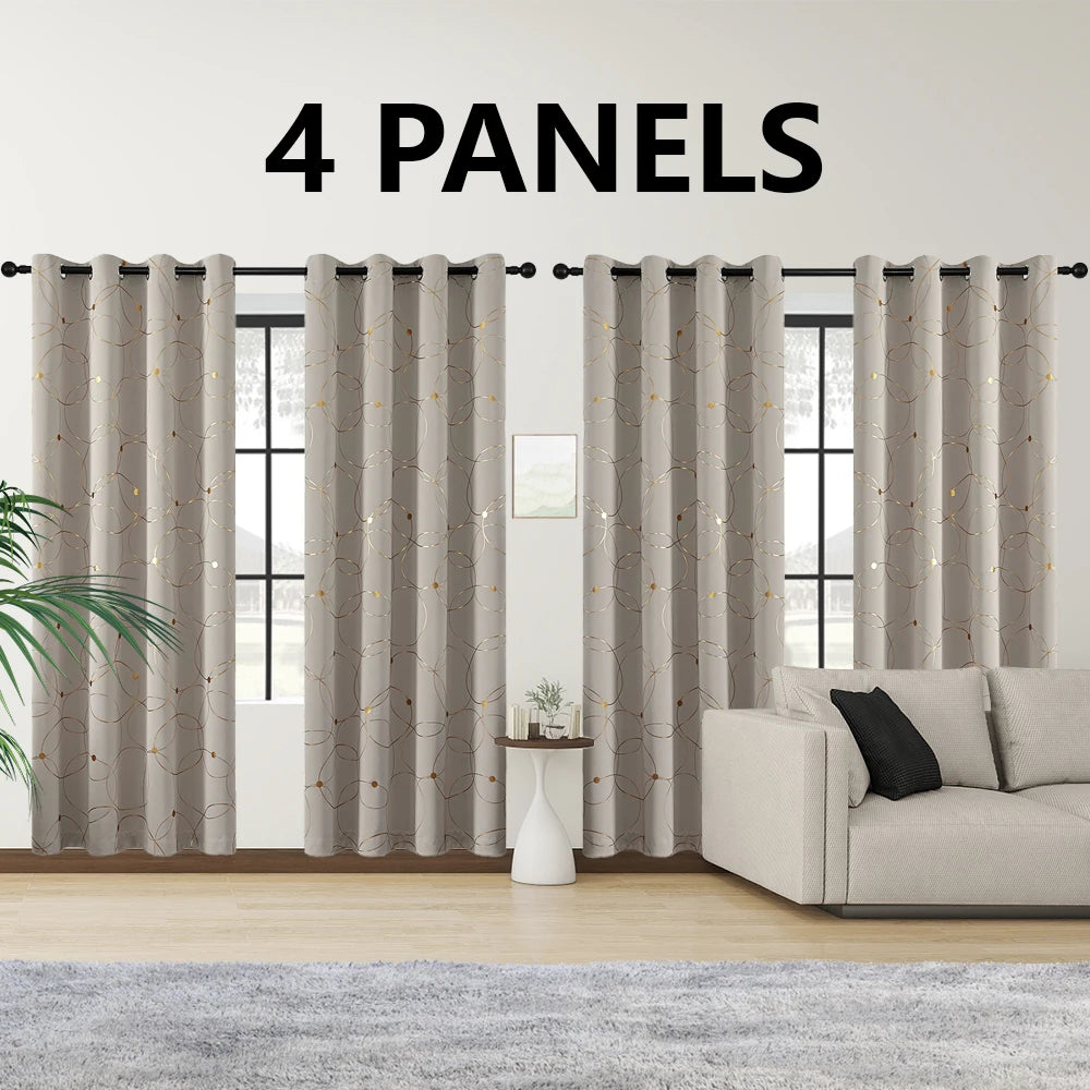 Zhejiang Craft Of Weaving Blackout Curtains Grommet Thermal Insulated Bedroom