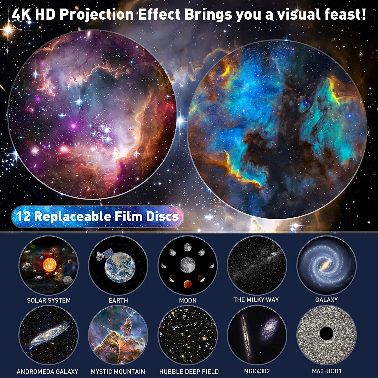 Aiopp Star Projector 13 In 1 Planetarium Galaxy Projector