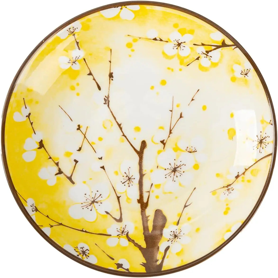 Set Of 4 Japanese Pottery Ceramic Dinner Plates