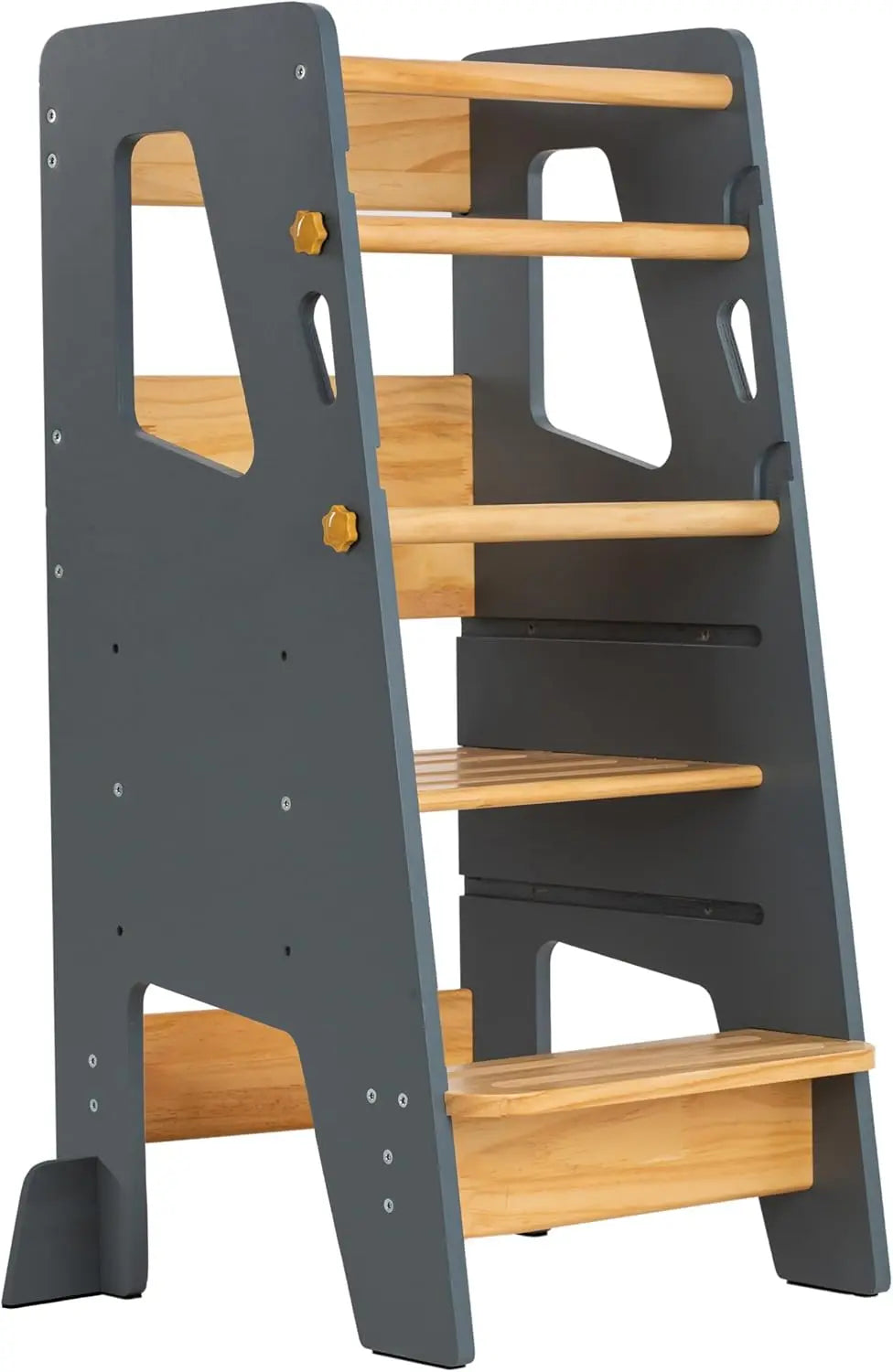 Adjustable Height Toddler Kitchen Stool Helper For Learning