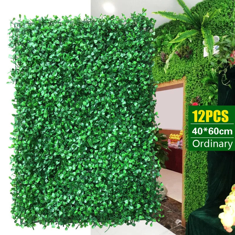 Artificial Hedge Wall Panels for Garden Decor and Weddings