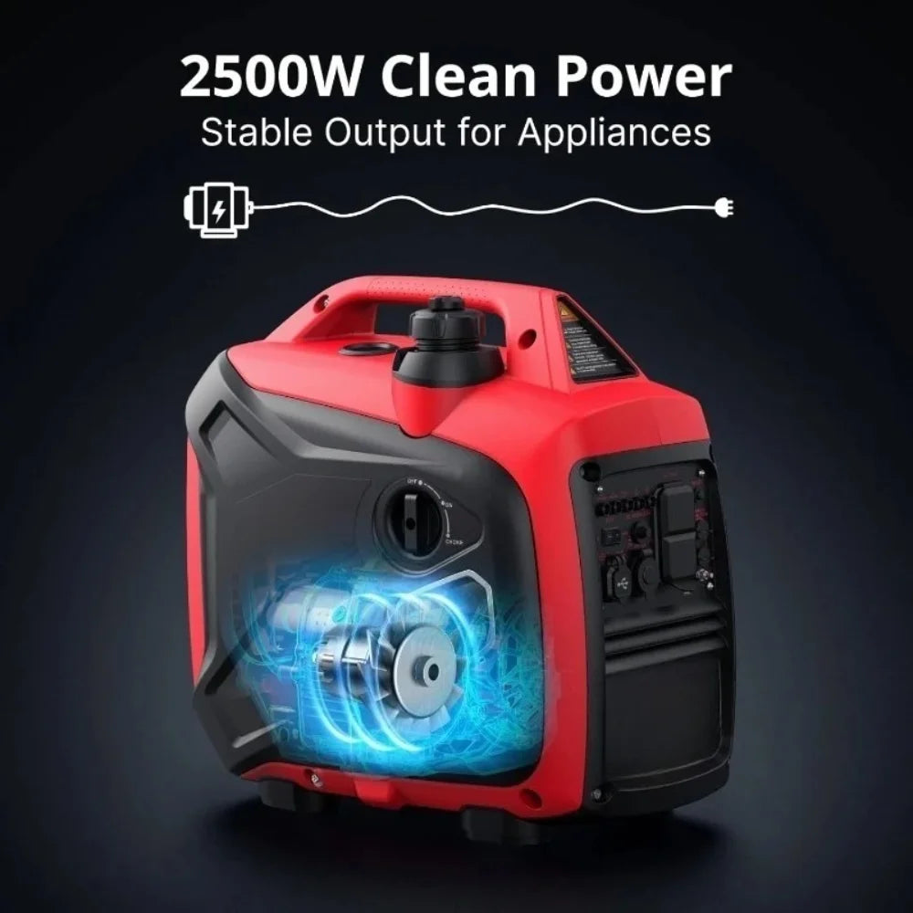 Portable Inverter Generator with CO Sensor for Backup