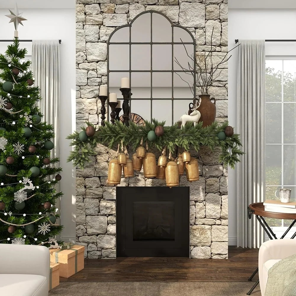 DUTRIEUX Metal Decorative Cow Bells Rustic Home Decor