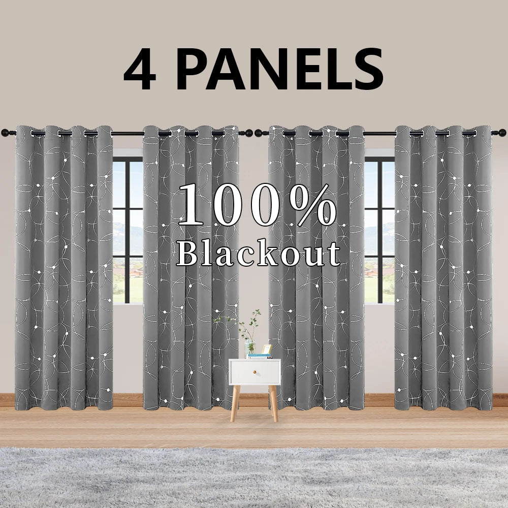 Zhejiang Craft Of Weaving Blackout Curtains Grommet Thermal Insulated Bedroom