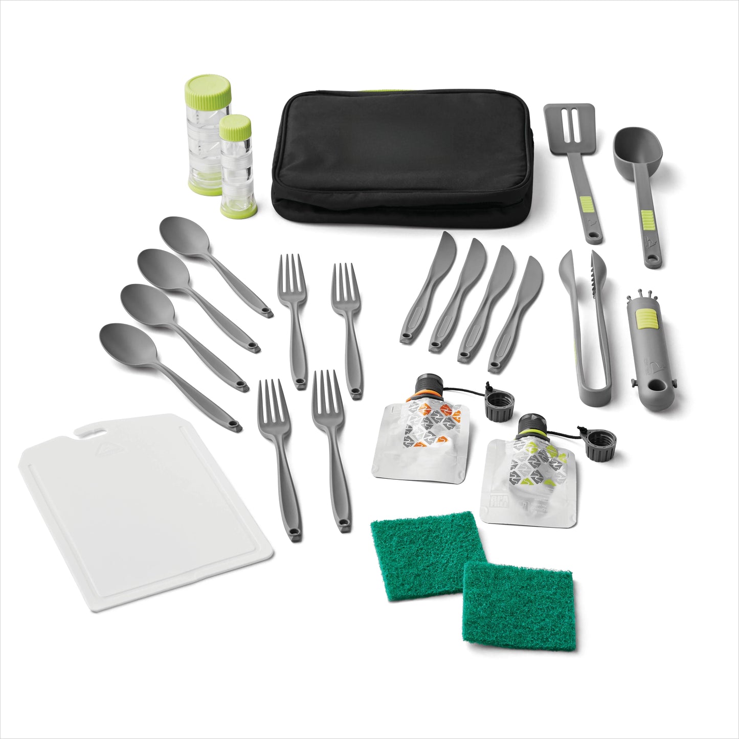 Can Hold Portable Camping Cookware Set Nesting Kitchen Kit