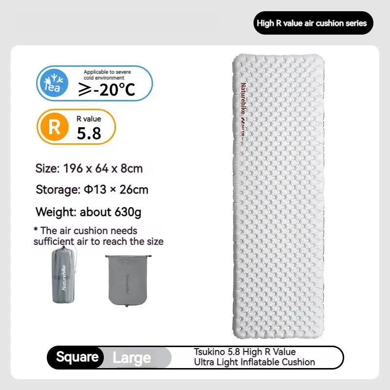 Naturehike R Value 5.8 Inflatable Sleeping Mattress Ultralight Mat