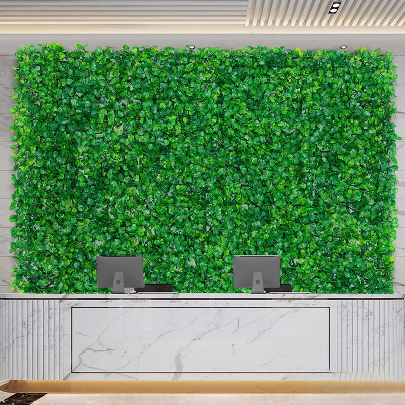 Artificial Hedge Wall Panels for Garden Decor and Weddings