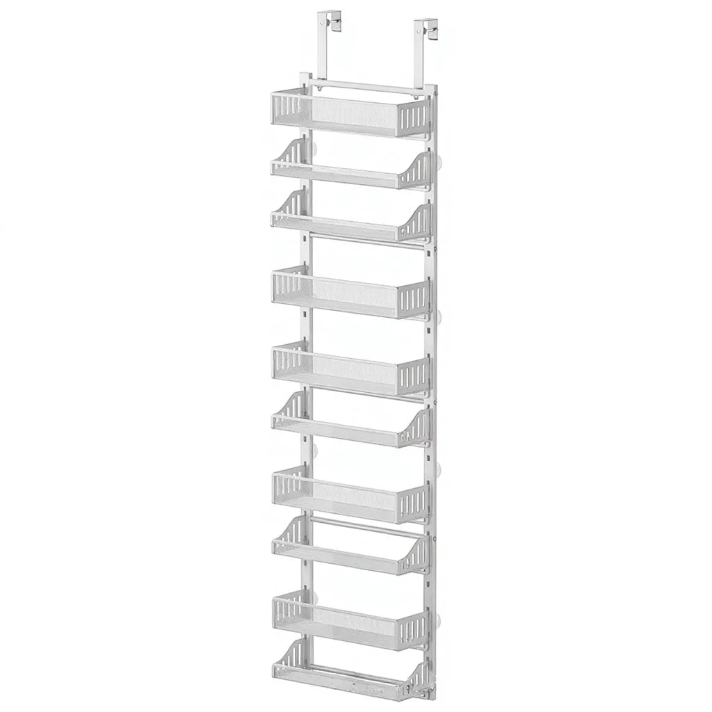 TWISTER.CK Over The Door Pantry Organizer 10 Tier Heavy Duty Carbon Steel Storage Rack