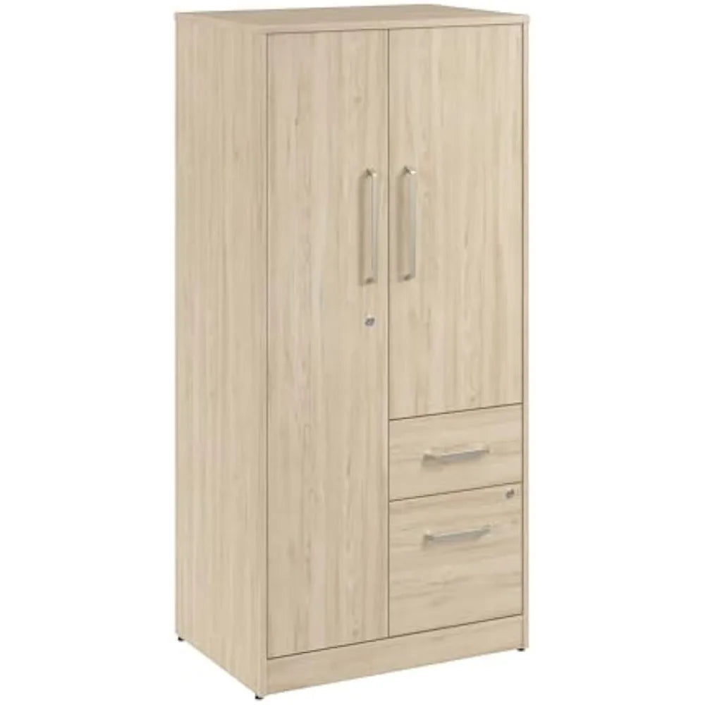 Ticify Vista Wardrobe Cabinet With Drawers For Office Organization Optimization