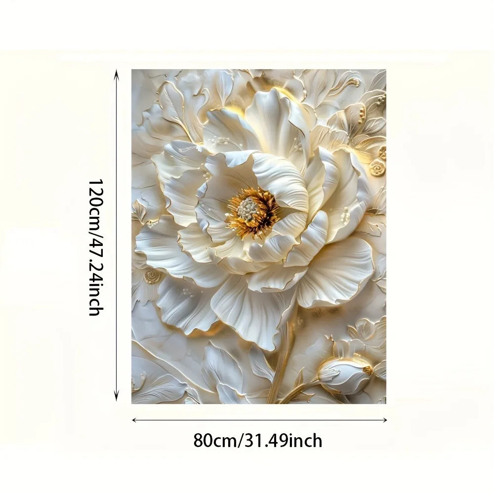 Hign-concerned Frameless Abstract Floral Canvas Wall Art Prints