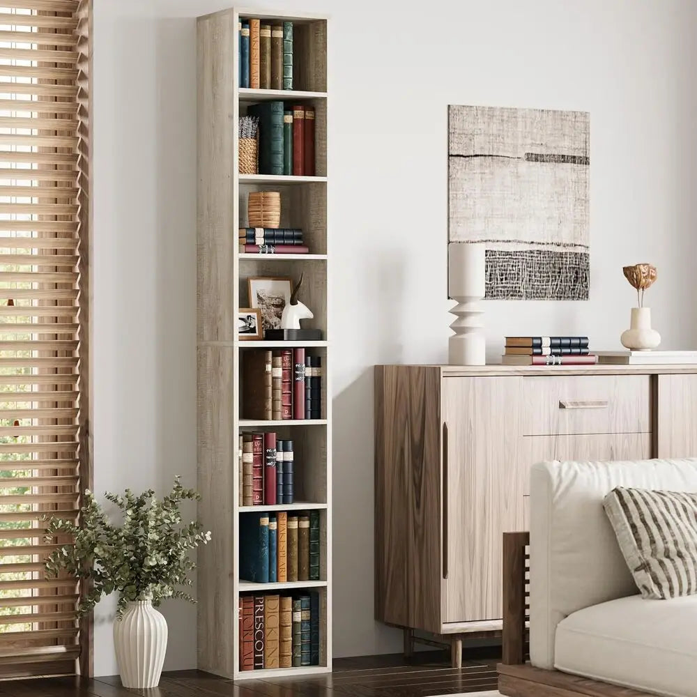 IRONCK Corner Bookshelf For Living Room Office Study