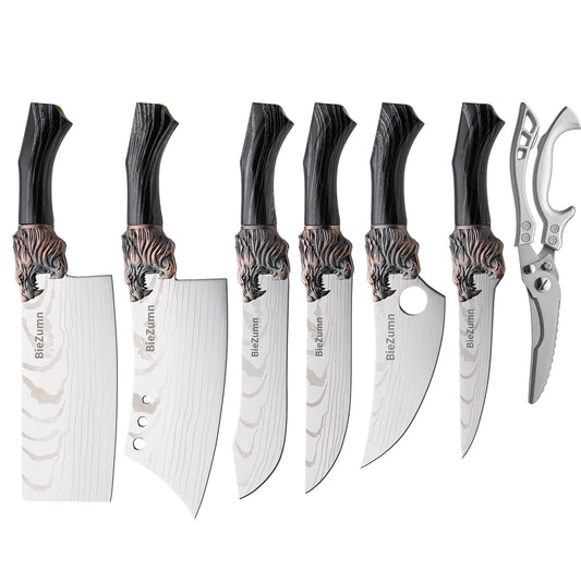 From The Vendor Field UltraProfessional PremiumGrade StainlessSteel ChefKnifeBoning Set