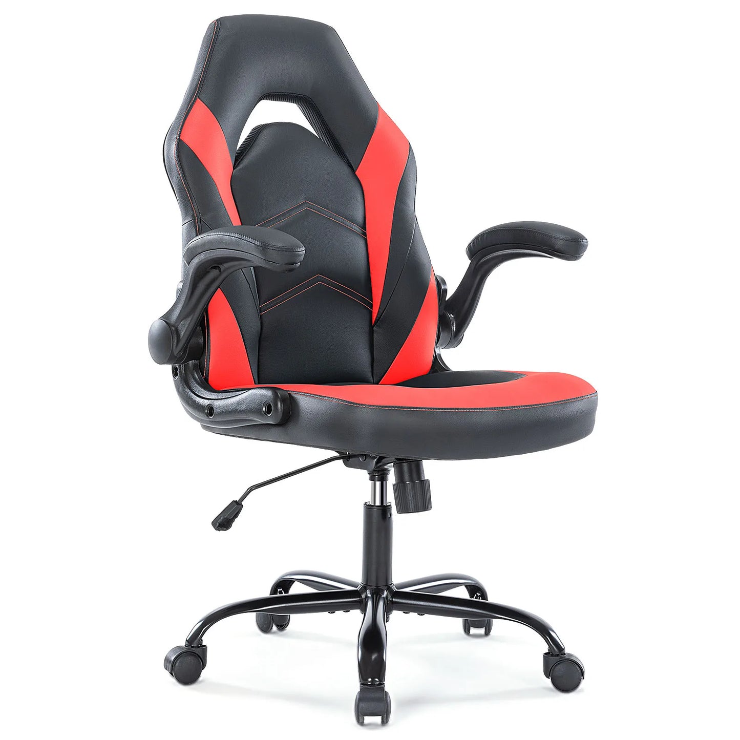 JHK Ergonomic Office Chair With Adjustable PU Leather Armrests