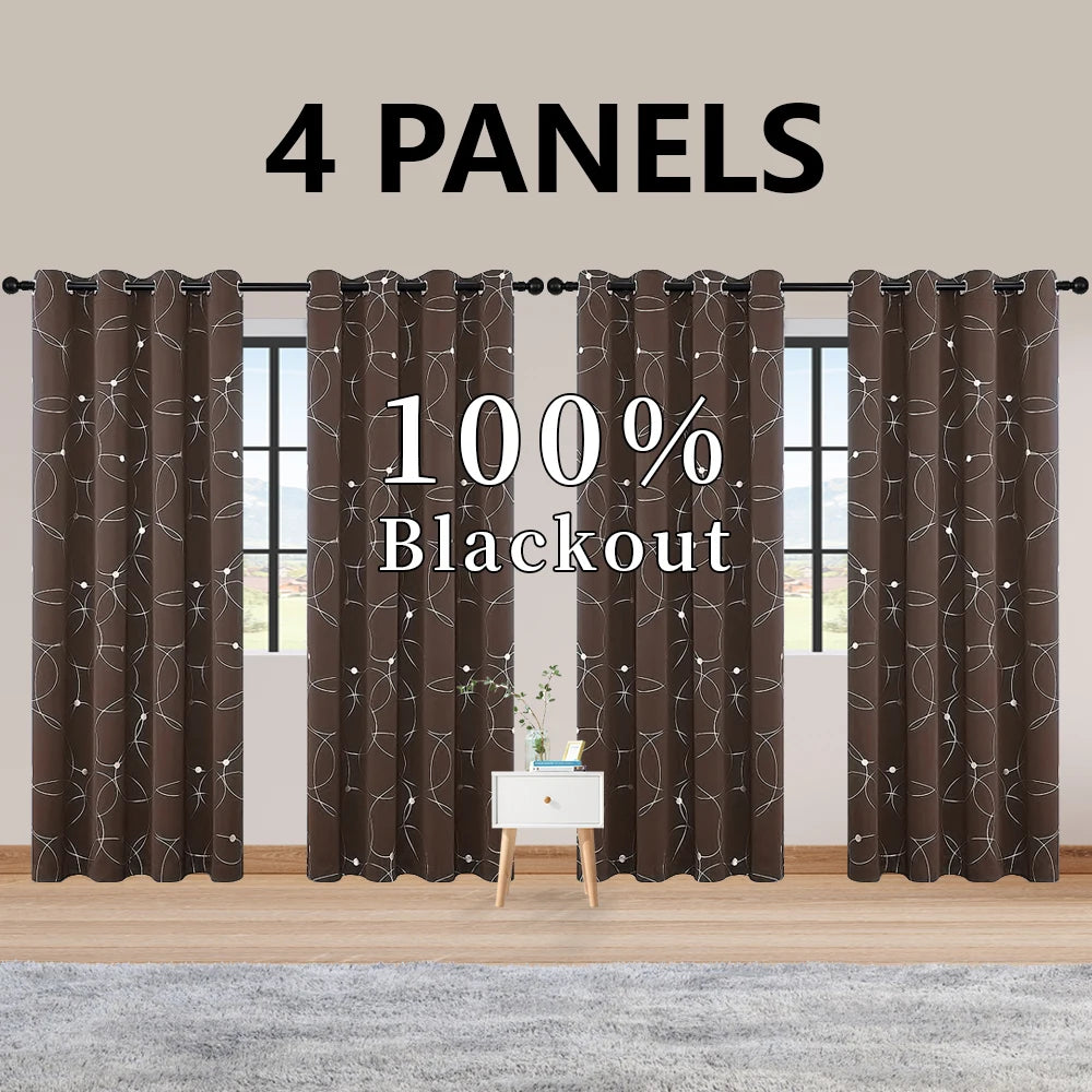 Zhejiang Craft Of Weaving Blackout Curtains Grommet Thermal Insulated Bedroom