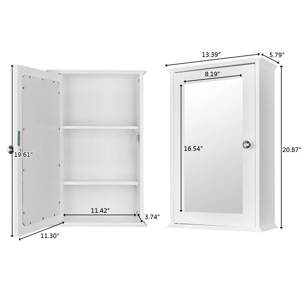 From The Vendor Field Hign-Concerned Single-Door Mirror Indoor Bathroom Cabinet