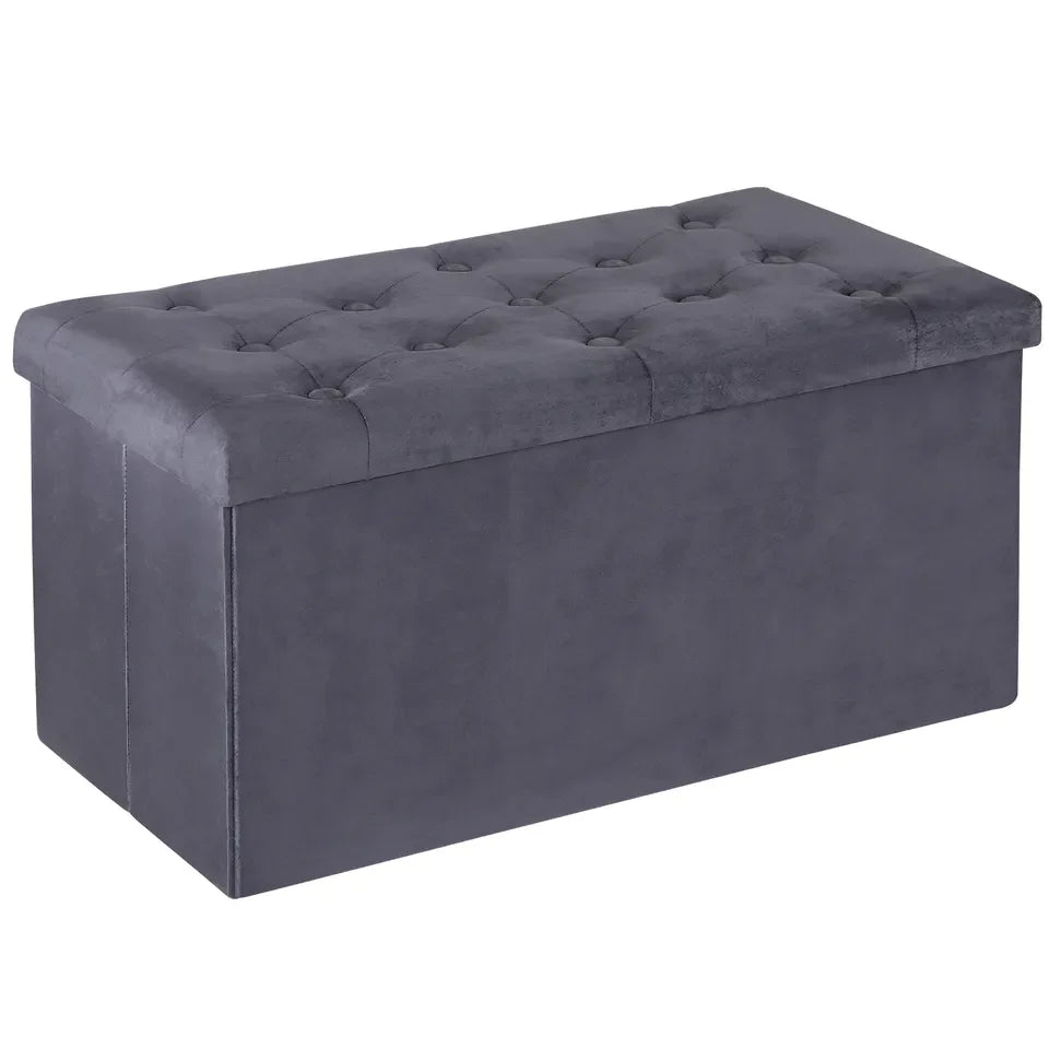 Hign-concerned Storage Ottoman Bench Foot Rest For Home