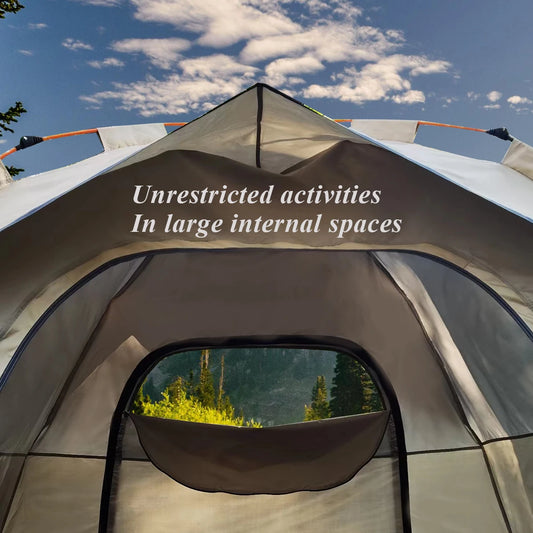 Pakicetus Outdoor Automatic Opening Tent Rainproof Sunproof Two Doors