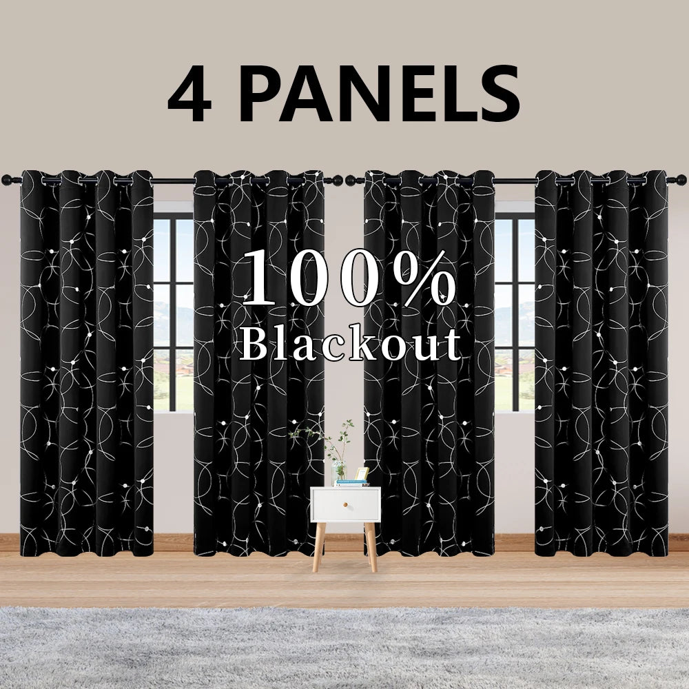 Zhejiang Craft Of Weaving Blackout Curtains Grommet Thermal Insulated Bedroom