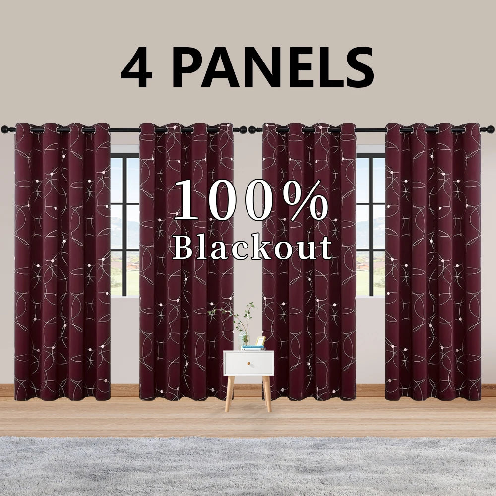 Zhejiang Craft Of Weaving Blackout Curtains Grommet Thermal Insulated Bedroom