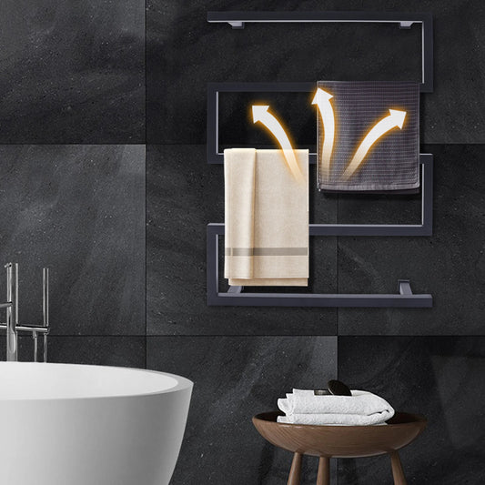 Stainless Steel Wall Mounted Electric Towel Warmer Rack 110V